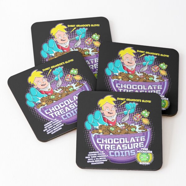 Item preview, Final Space - Chocolate Treasure Coins Art designed and sold by Luhmdesign.