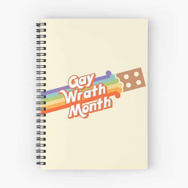 Item preview, Gay Wrath Month (Pride Brick) designed and sold by Invincible Ink.