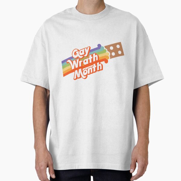 Item preview, Gay Wrath Month (Pride Brick) designed and sold by Invincible Ink.
