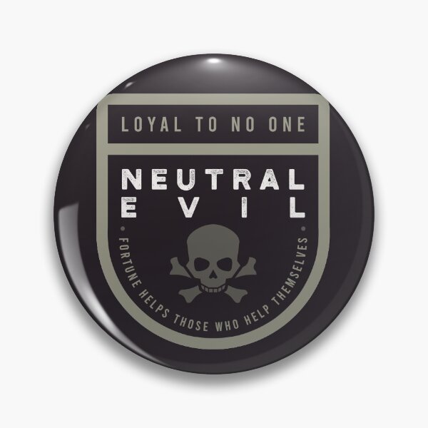 Item preview, Neutral Evil designed and sold by Keziah Yarnoff.