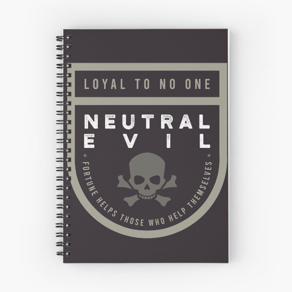 Item preview, Neutral Evil designed and sold by Keziah Yarnoff.