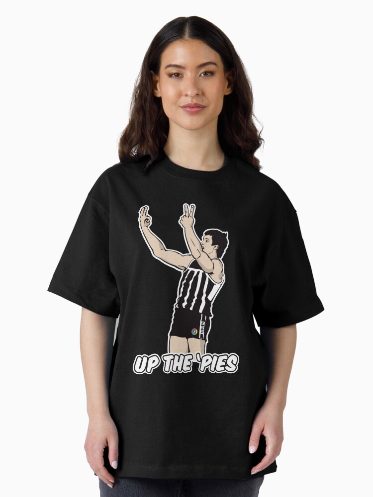 Thumbnail 2 of 7, Oversized T-Shirt, UP THE 'PIES (black shirts only) designed and sold by ReplayShirts.