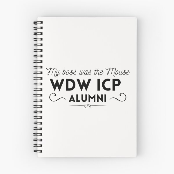 Item preview, My Boss was the Mouse: WDW ICP CM Alumni, Black font designed and sold by morelando.