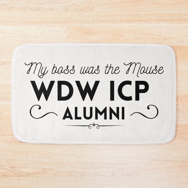 Item preview, My Boss was the Mouse: WDW ICP CM Alumni, Black font designed and sold by morelando.