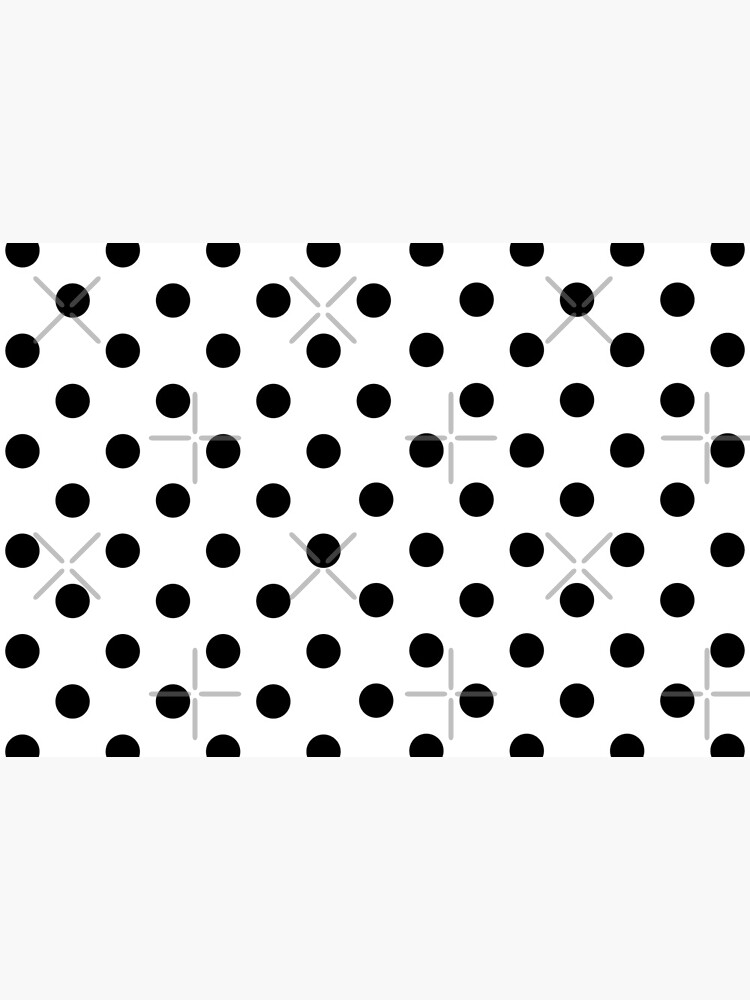 Black on White Polka Dot by bcv122