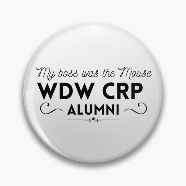 Item preview, My Boss was the Mouse: WDW CRP CM Alumni, Black font designed and sold by morelando.