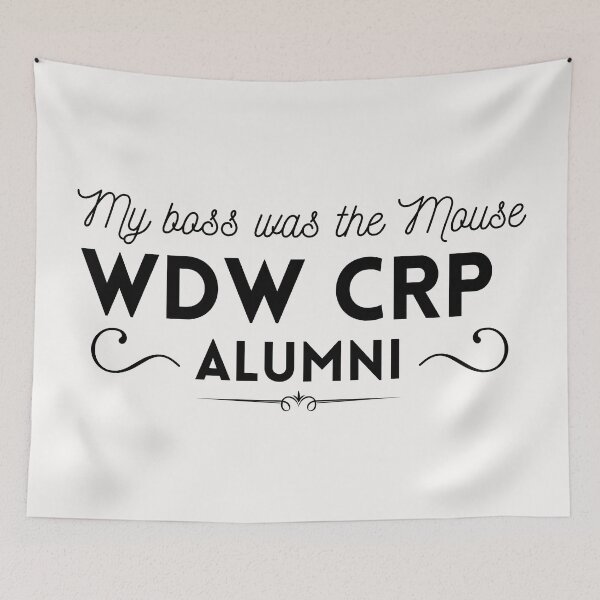 Item preview, My Boss was the Mouse: WDW CRP CM Alumni, Black font designed and sold by morelando.