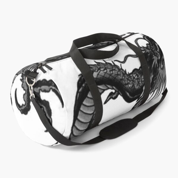 Item preview, Chinese art print - dragon black symbol of strength & luck designed and sold by Kallandra.