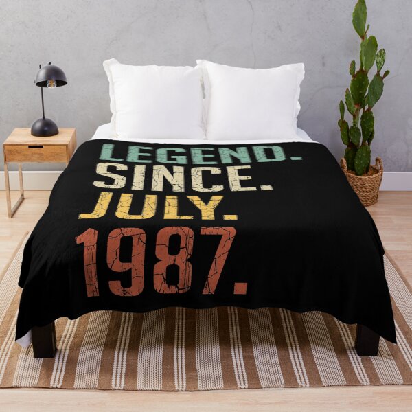 Item preview, Legend Since July 1987 33rd Birthday Gift 33 Years Old Vintage July 1987 designed and sold by Takatv.