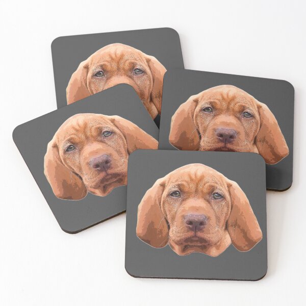 Item preview, Hungarian Vizsla Cute Puppy Dog designed and sold by ElegantCat.
