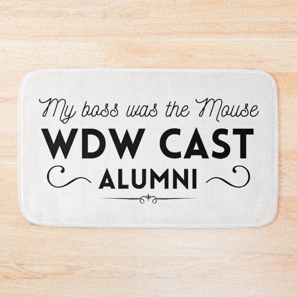 Item preview, My Boss was the Mouse: WDW Cast Alumni, Black font designed and sold by morelando.