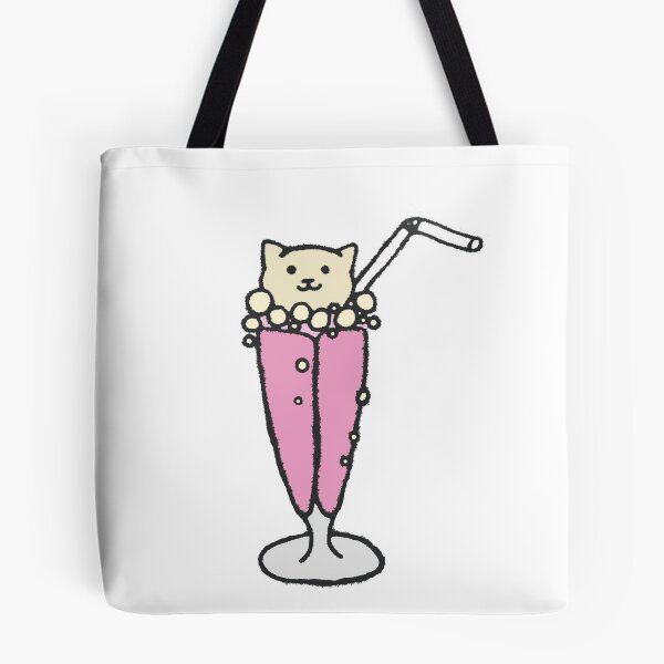 Item preview, Strawberry Milkshake Cat! designed and sold by LuxPNSilva.