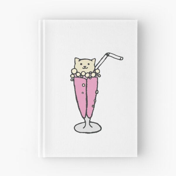 Item preview, Strawberry Milkshake Cat! designed and sold by LuxPNSilva.