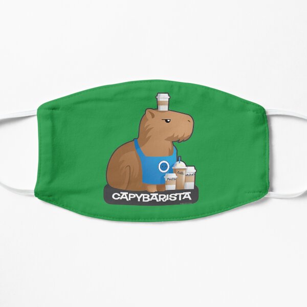 Capybara Barista Mask