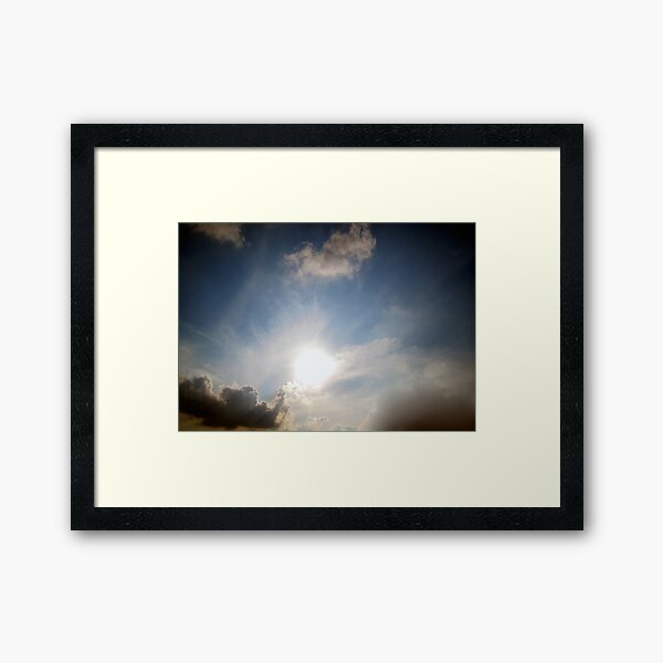 Impending Sunset Framed Art Print