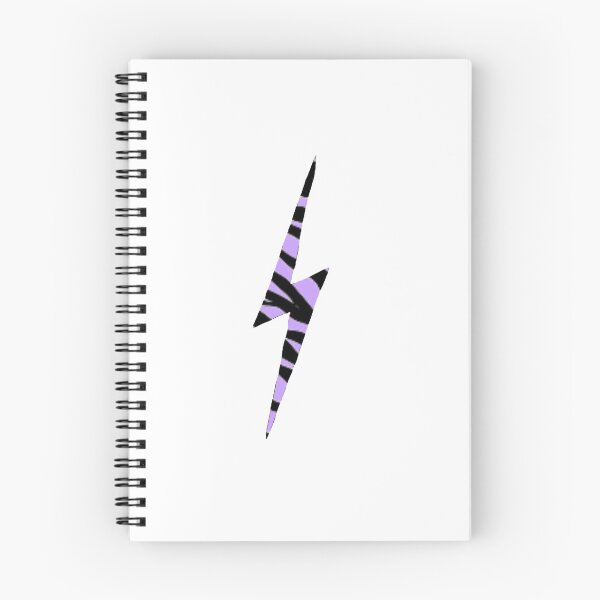 Item preview, Zebra Print Purple Lavender Lightning Bolt Symbol Design designed and sold by byemma.