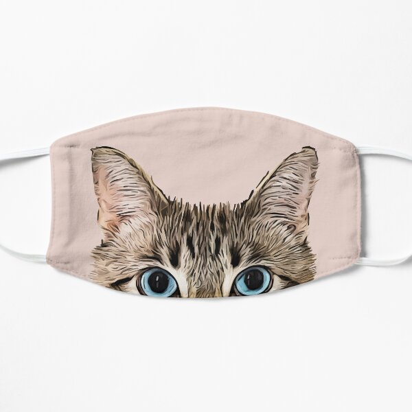 Brown Tabby Face Masks | Redbubble