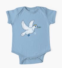 Die Hippie-Taube Baby Body Kurzarm