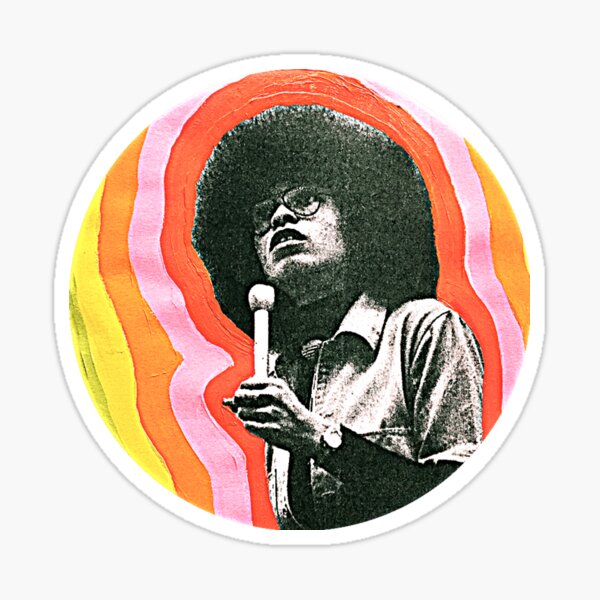 BLM Angela Davis Sticker