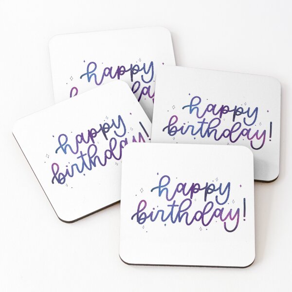 Item preview, Happy Birthday Galaxy designed and sold by amberlart.