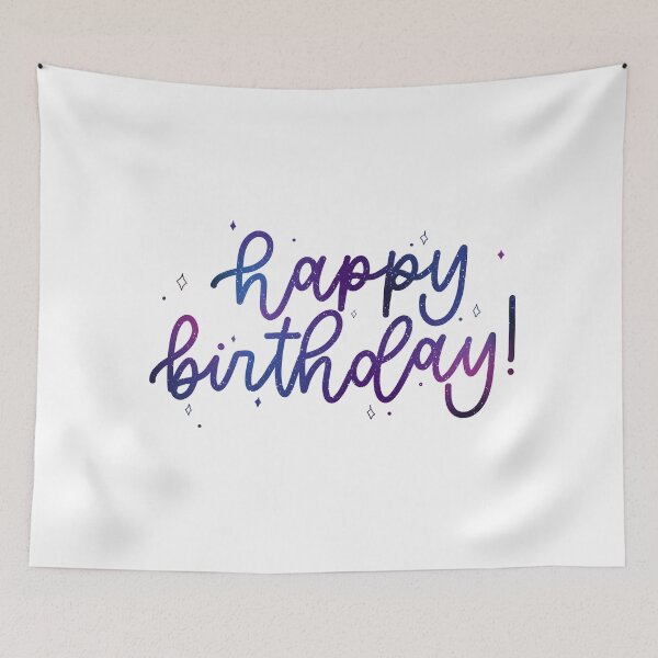 Item preview, Happy Birthday Galaxy designed and sold by amberlart.