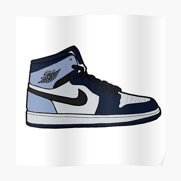 jordan 1 cartoon drawing