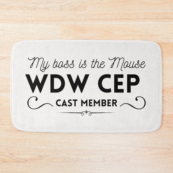 Item preview, My Boss is the Mouse: WDW CEP Cast Member, Black font designed and sold by morelando.
