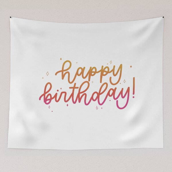 Item preview, Happy Birthday Sunset designed and sold by amberlart.