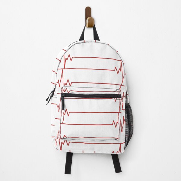 Item preview, Red Heart Beat - White Background designed and sold by Easy Breezy.