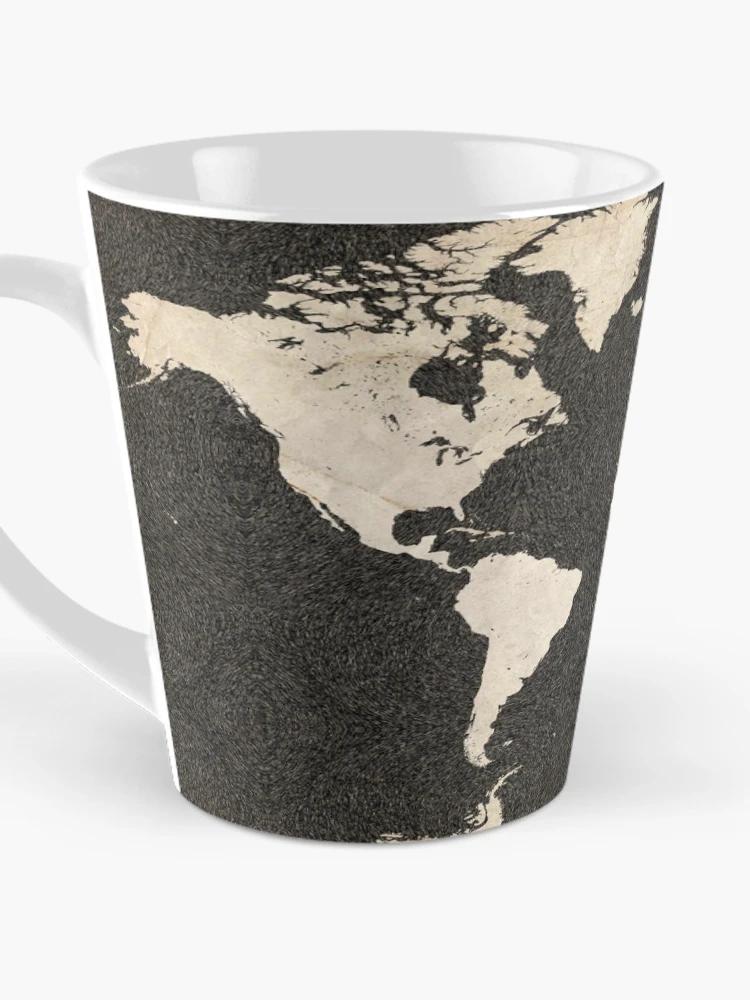 Thumbnail 3 of 4, Coffee Mug, World map designed and sold by InkMaps.