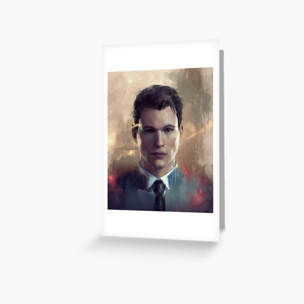 Connor / Detroit: Become Human Postcard for Sale by sunavaire