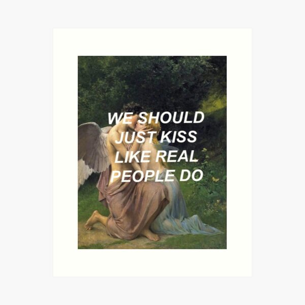 Like Real People Do (Hozier) Art Print