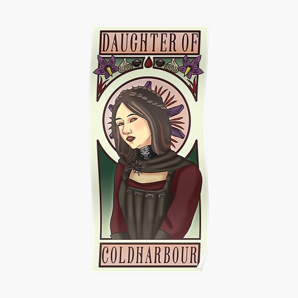 Serana- Art Nouveau Poster