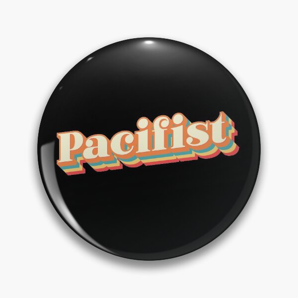 Item preview, Pacifist Vintage Retro Rainbow Pride Identity LGBTQ designed and sold by goodfriendkyle.