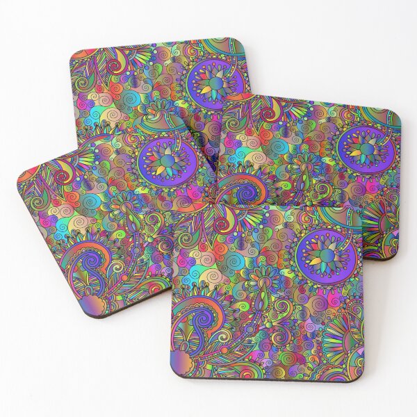 Item preview, Colorful Retro Boho Abstract designed and sold by pugmom4.