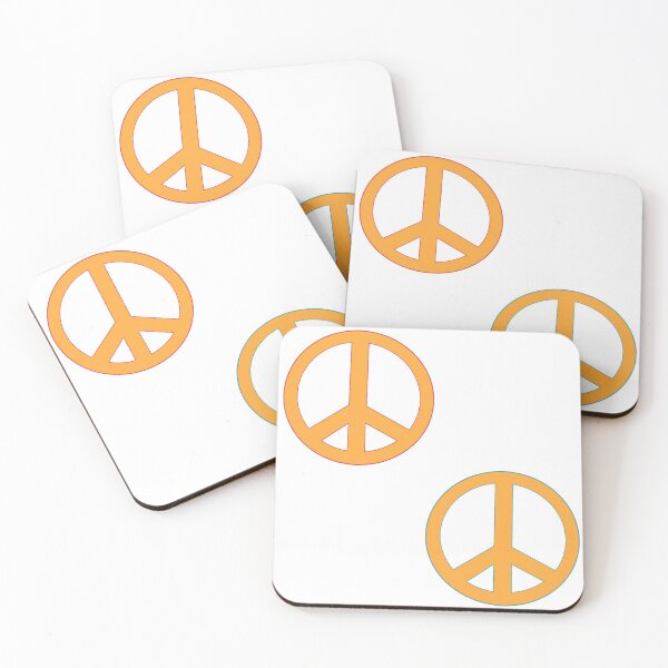 Item preview, Yellow Peace Signs  designed and sold by HipGrandma.