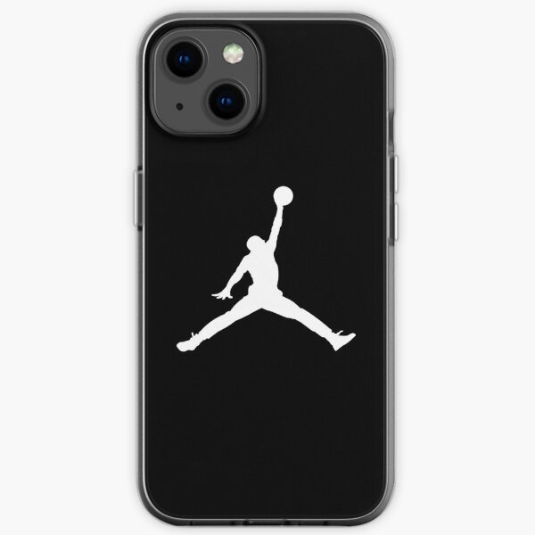 Jordan logo White iPhone Soft Case
