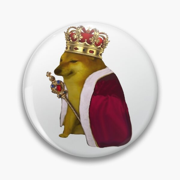 Item preview, Cheems king designed and sold by moonman1232141.