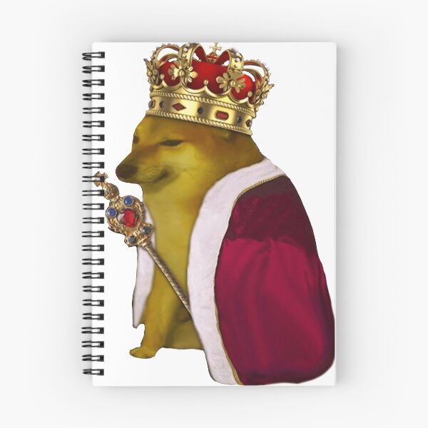 Item preview, Cheems king designed and sold by moonman1232141.