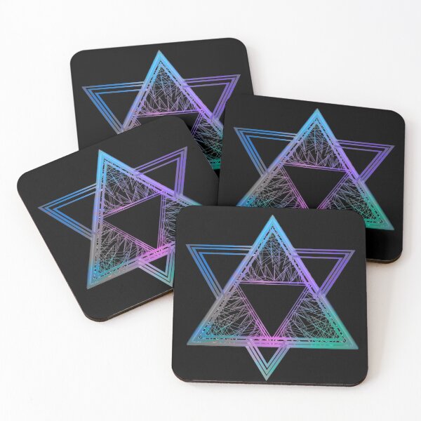 Item preview, Cool Neon Geometric Triangles designed and sold by xRicheeh.