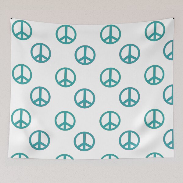 Item preview, Blue Peace Signs designed and sold by HipGrandma.