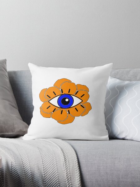 Item preview, flower eyes orange designed and sold by byarsgirl100.