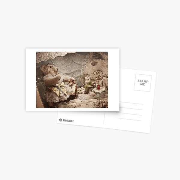 Bear with friends Postcard