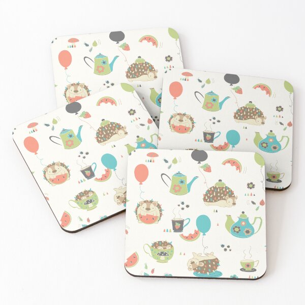 Item preview, Hedgehog Teaparty designed and sold by bermudezbahama.