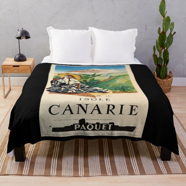 Item preview, Visitate Isole Canarie vintage travel poster designed and sold by stickart-marek.