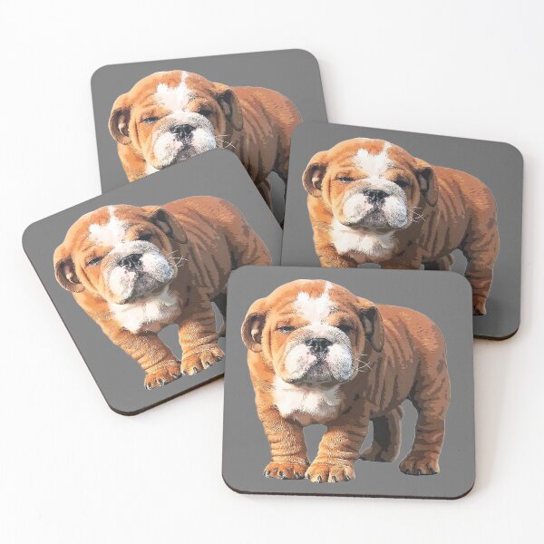 Item preview, Bulldog Super Cute Puppy Dog  designed and sold by ElegantCat.