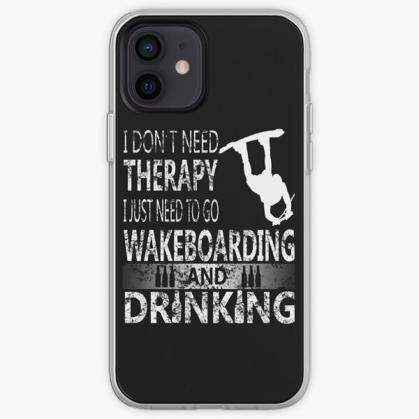WAKEBOARD N DRINKING iPhone Soft Case