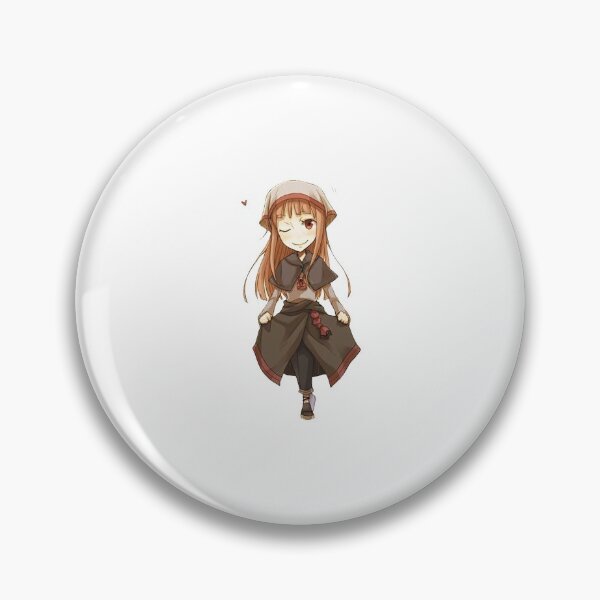 Artikelvorschau, Chibi Holo in einfacher Kleidung – Spice and Wolf entworfen und verkauft von pseudop.