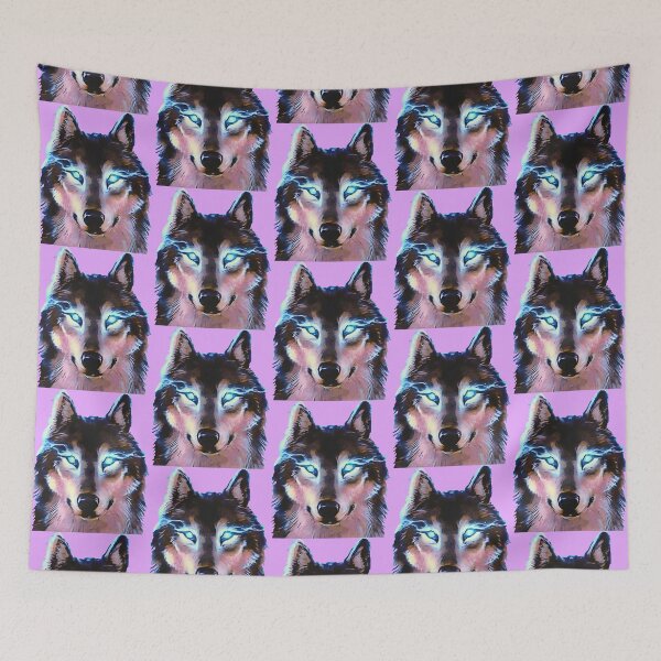 Item preview, Wolf with green shining eyes designed and sold by helenkaiy.