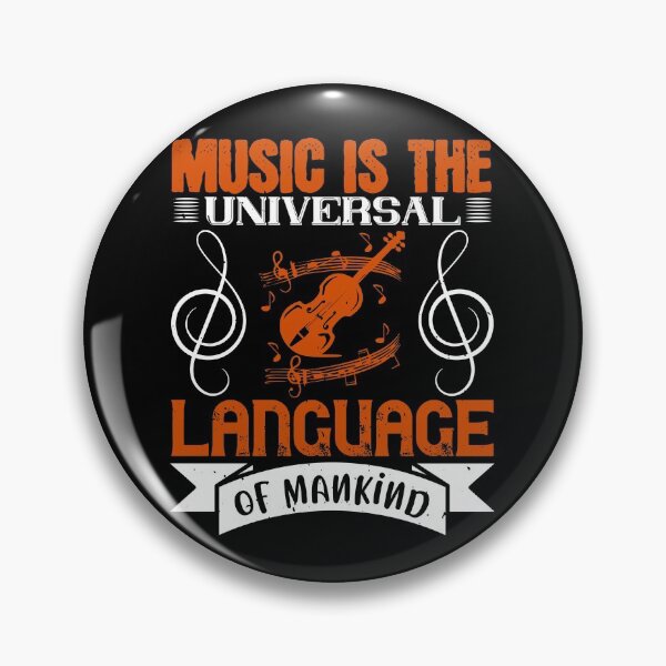 Item preview, Music Is The Universal Language Of Mankind designed and sold by GoodVibeDesign.